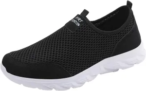 Womens Non Slip Work Shoes Slip On Water Resistant Mens Running Shoes Loafers Dressy Casual Shoes White Sneakers Black Tennis Shoe Trainers Shoe