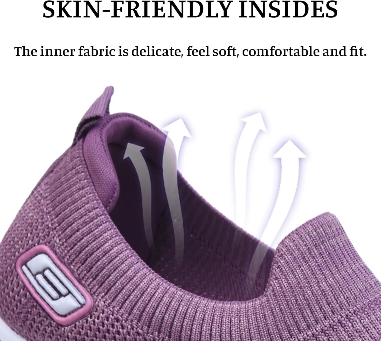 Womens Orthopedic Sneakers Breathable with Arch Support Wide Width Soft Sole Arch Support Slip on Mesh Woven Low Top Work Walking Shoes Lightweight Non-Slip Nurse Shoes