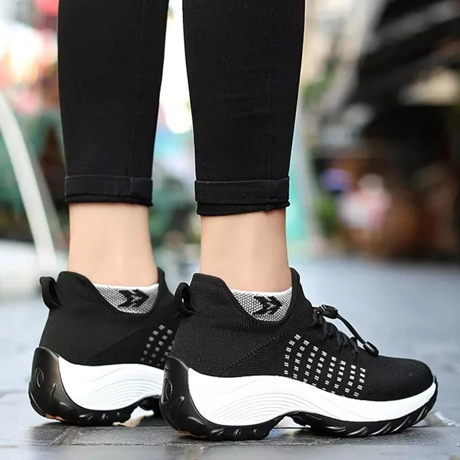 Womens Running Shoes Lightweight Tennis Shoes Slip On Walking Sneakers Non Slip Athletic Shoes Comfortable Walking Shoes