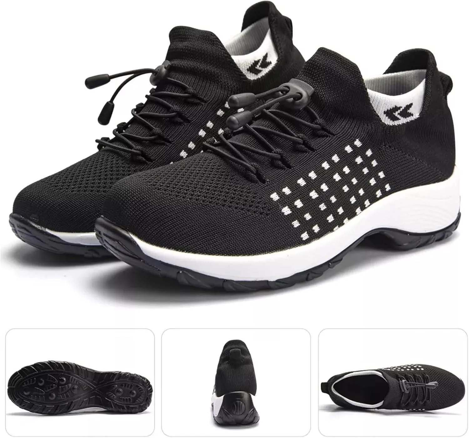 Womens Running Shoes Lightweight Tennis Shoes Slip On Walking Sneakers Non Slip Athletic Shoes Comfortable Walking Shoes