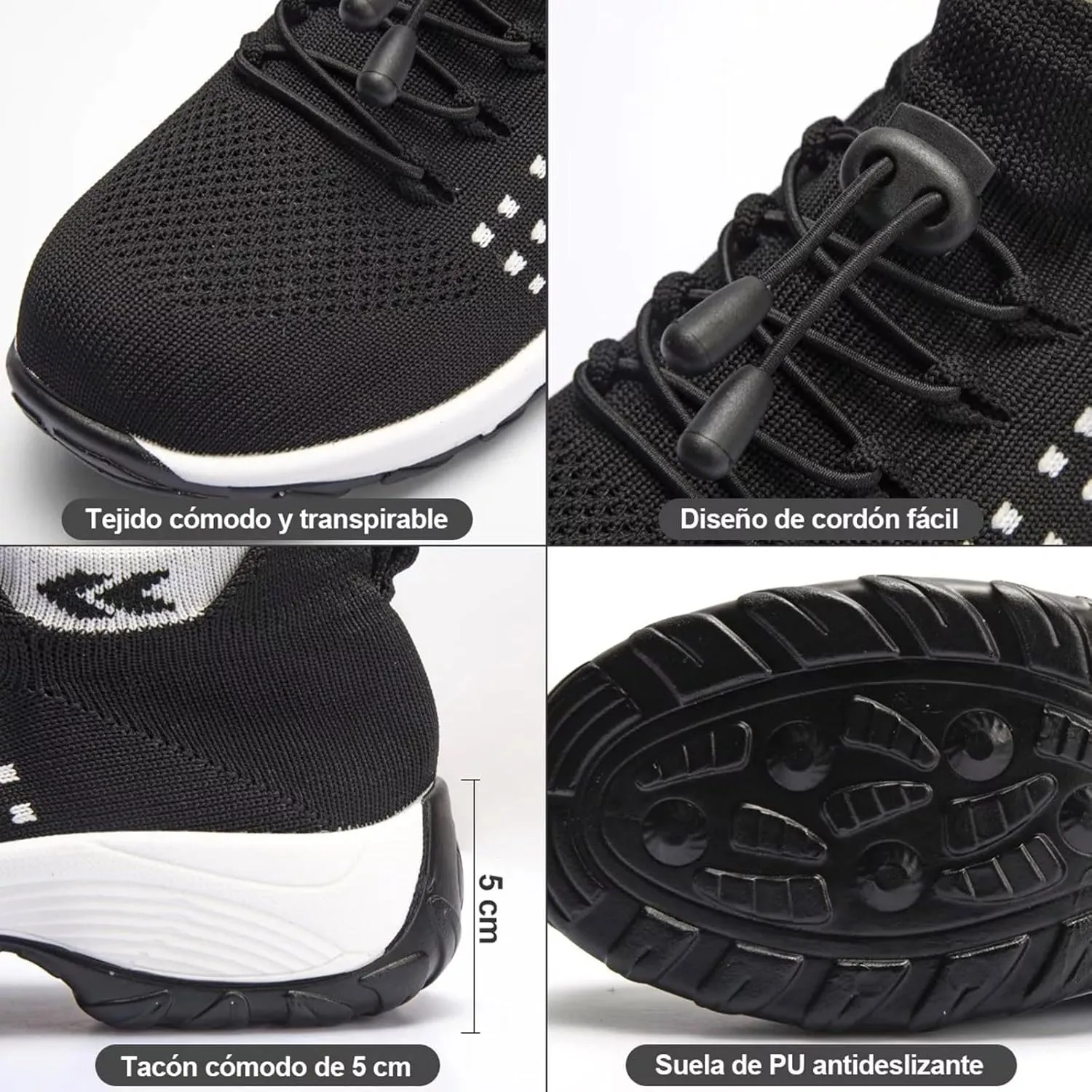Womens Running Shoes Lightweight Tennis Shoes Slip On Walking Sneakers Non Slip Athletic Shoes Comfortable Walking Shoes
