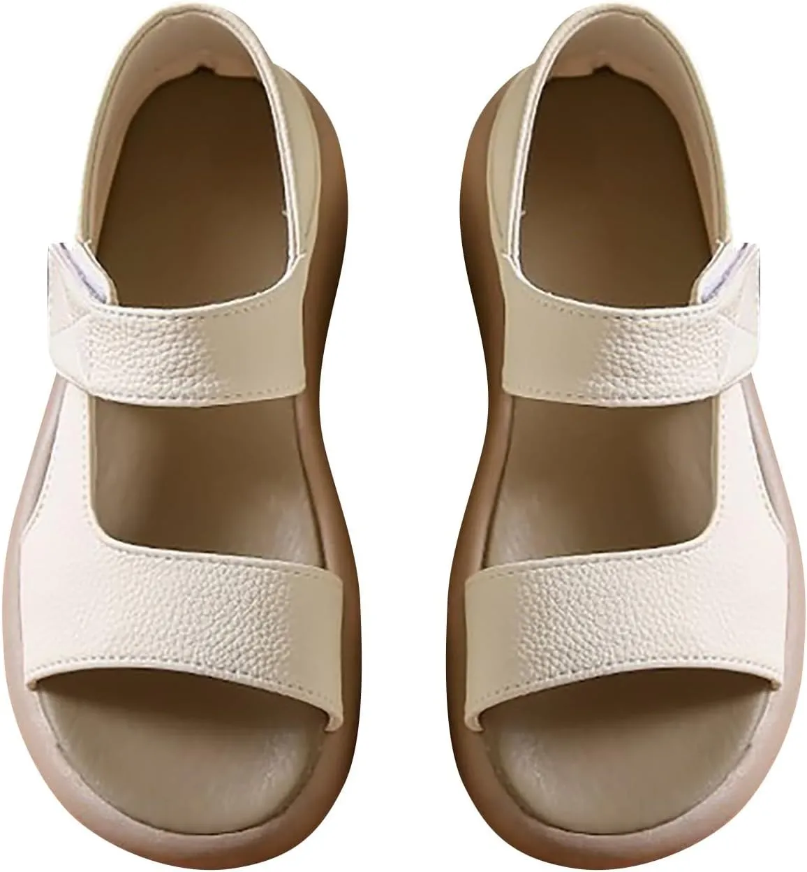 Womens Slip On Sandals Arch Support Orthopedic Open Toe Slides Wide Width Comfortable Summer Beach Slippers 2025