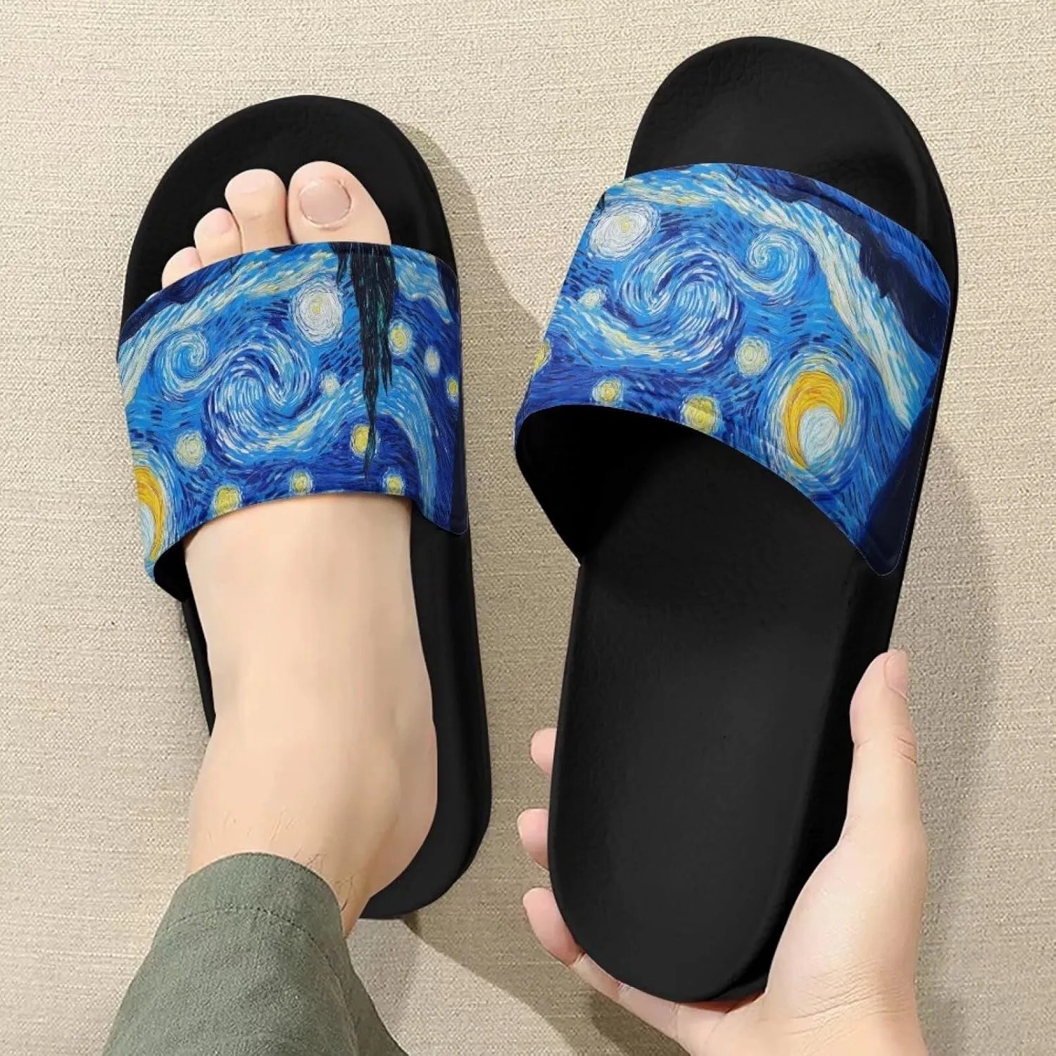 Womens Summer Slippers Beach Sandals for Women Non Slip Shower Shoes