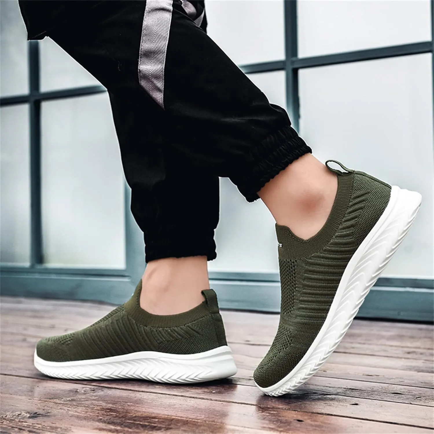 Women's Walking Shoes Cushion Comfortable Breeze Shoes Running Shoes for Women Lightweight Men's Casual Shoes Wedge Sneakers Brown Tennis Shoe Trainers Shoe