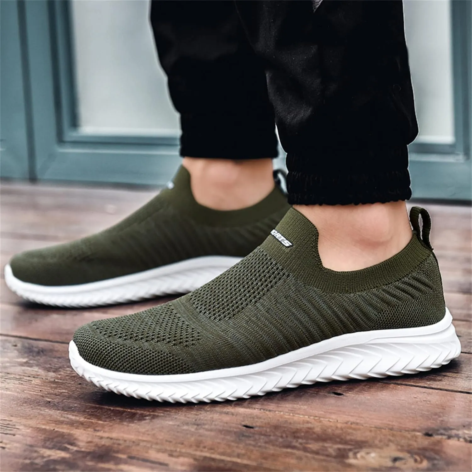 Women's Walking Shoes Cushion Comfortable Breeze Shoes Running Shoes for Women Lightweight Men's Casual Shoes Wedge Sneakers Brown Tennis Shoe Trainers Shoe