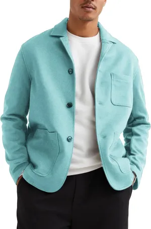WZIKAI Men's Casual Sport Coat Jacket Regular Fit Lightweight Suit Jacket for Men