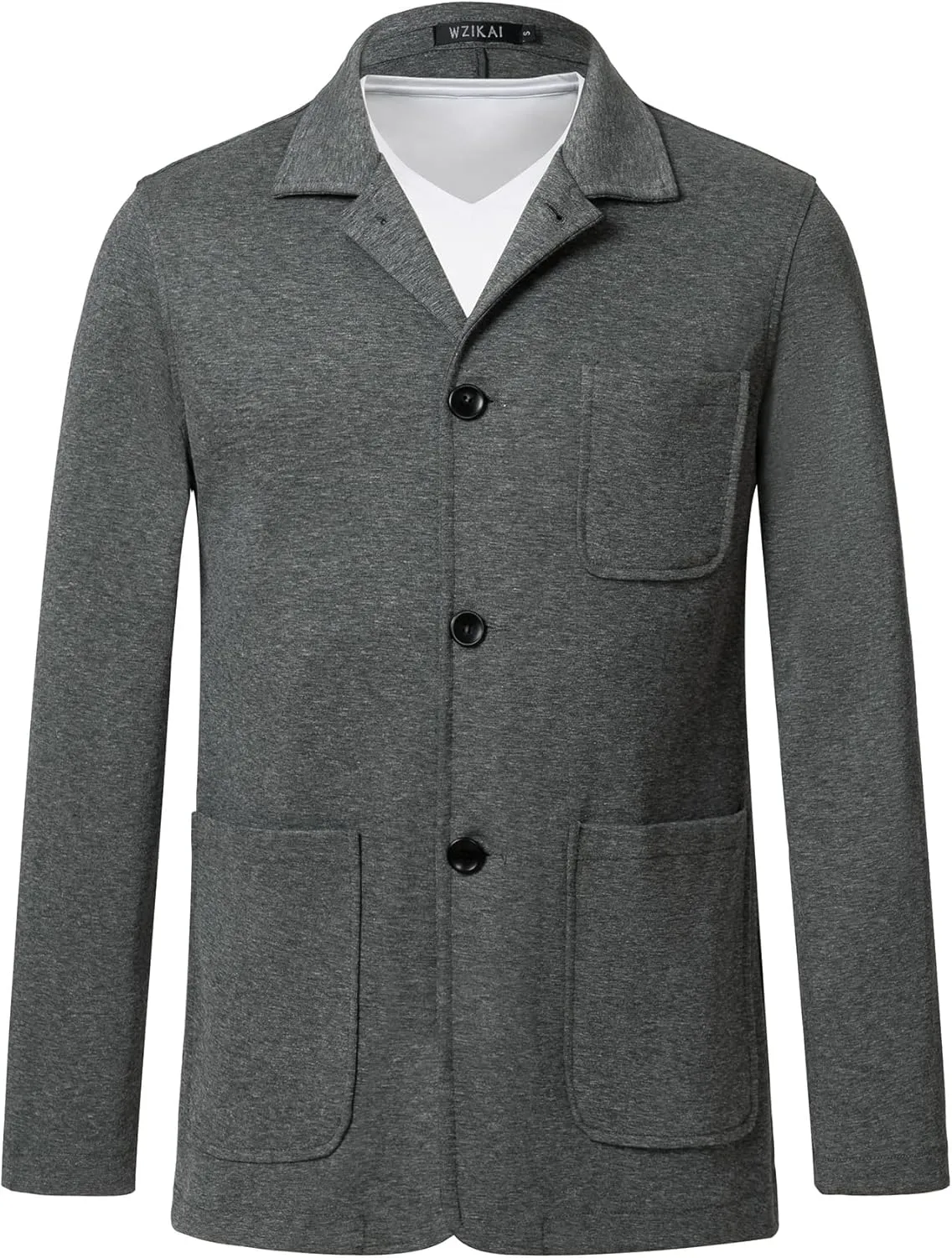 WZIKAI Men's Casual Sport Coat Jacket Regular Fit Lightweight Suit Jacket for Men