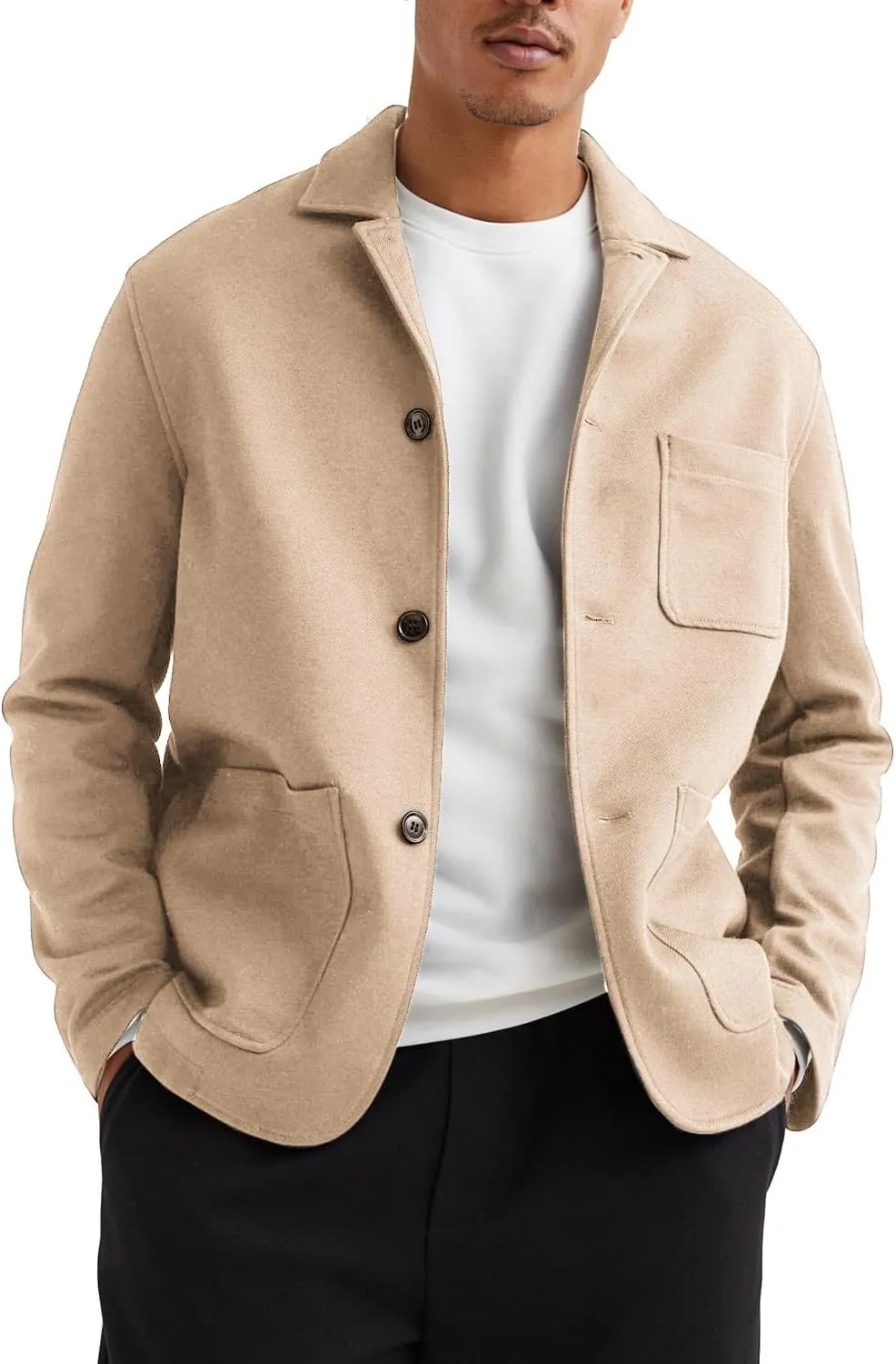 WZIKAI Men's Casual Sport Coat Jacket Regular Fit Lightweight Suit Jacket for Men