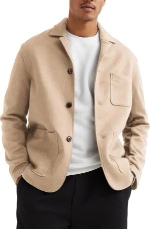 WZIKAI Men's Casual Sport Coat Jacket Regular Fit Lightweight Suit Jacket for Men