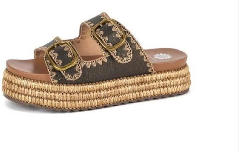Yellow Box Women's Herana Platform Slip On Sandals