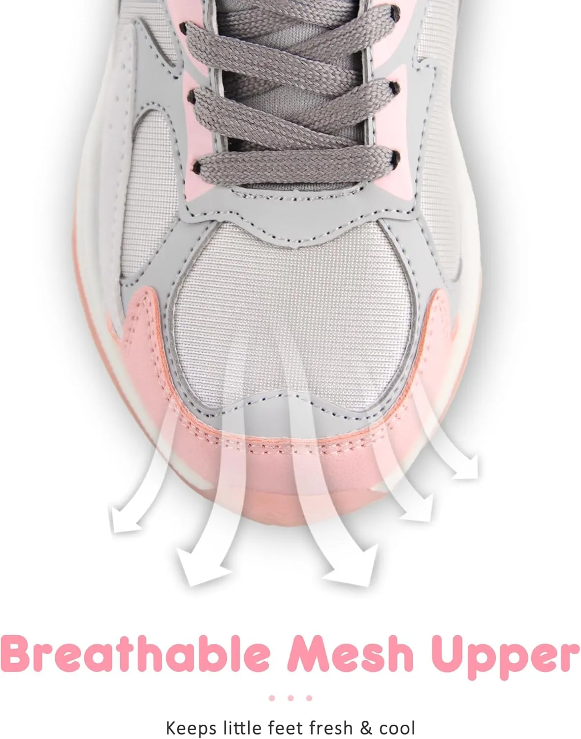 YESKIS Boys Girls Light Up Shoes Kids Lightweight Breathable Mesh Led Flashing Fashion Running Sneakers for Toddler Little Kid