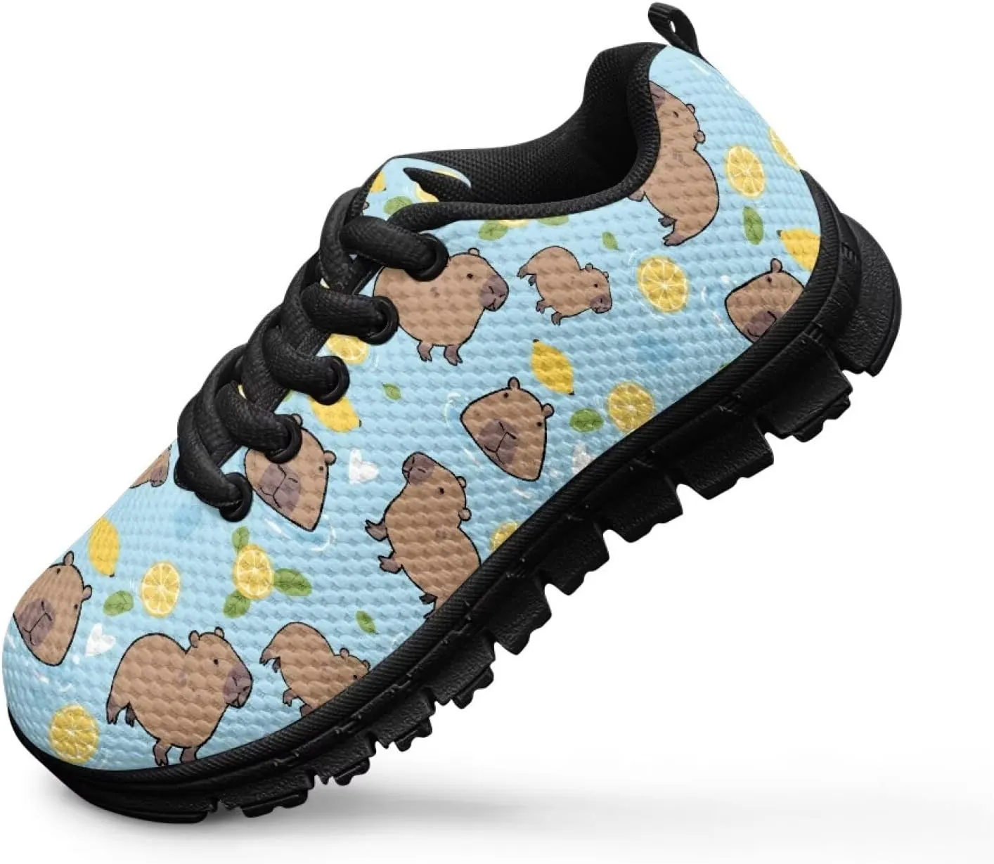 Yzaoxia Girls Tennis Shoes Athletic Running Sneakers Lace Up Mesh Sport Shoes School Gym Outdoor Footwear Size 11-Size 5