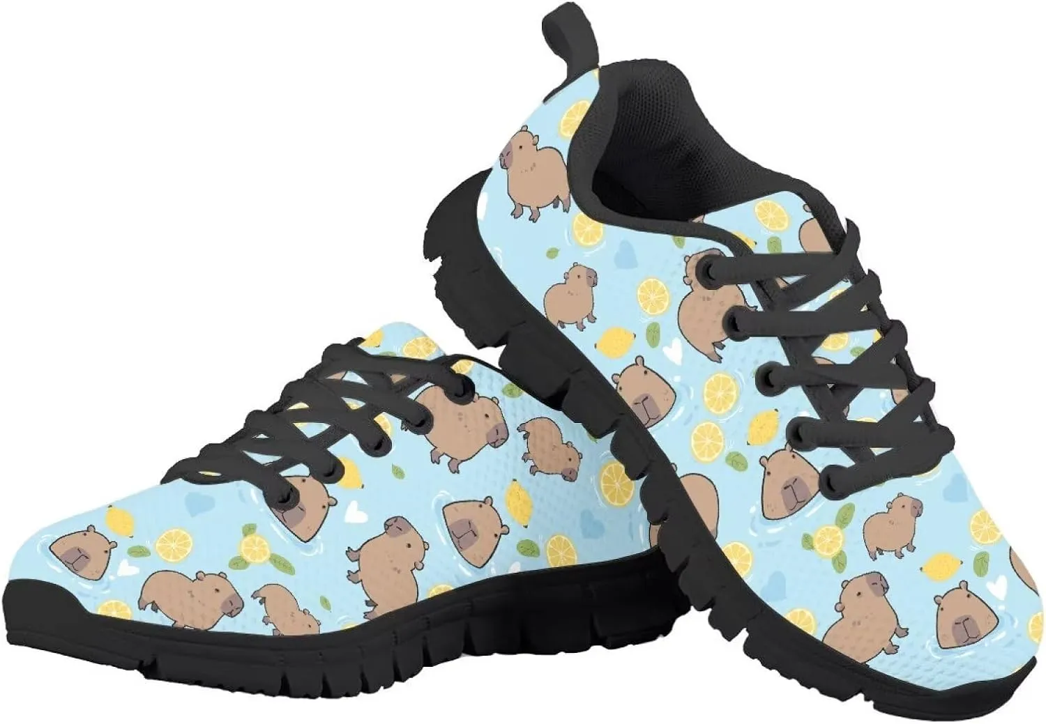 Yzaoxia Girls Tennis Shoes Athletic Running Sneakers Lace Up Mesh Sport Shoes School Gym Outdoor Footwear Size 11-Size 5